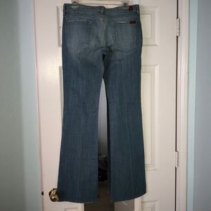 Boot cut denim jeans